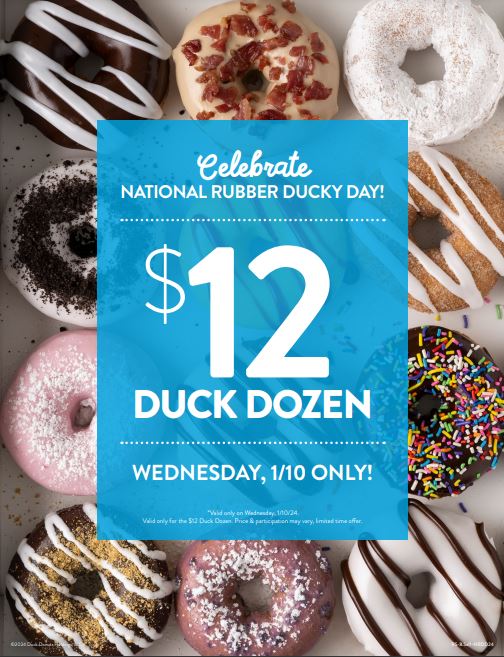 Duck deals donuts prices